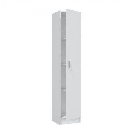 Armário multiusos de 1 porta branco Barcelona 37 x 180 x 37 cm