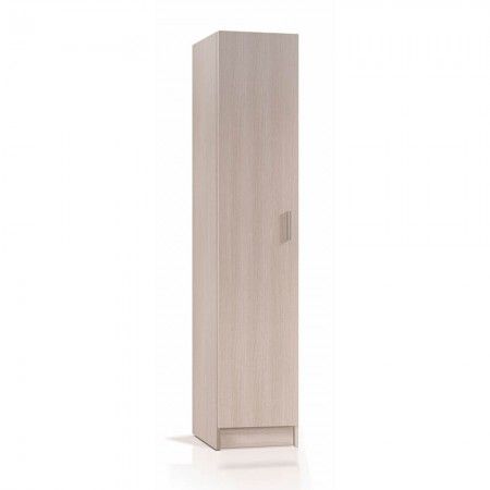 Armoire polyvalente 1 porte chêne Barcelone 37 x 180 x 37 cm