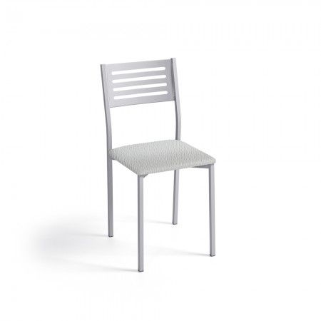 Silla de cocina Kelsa Aluminio - fanmuebles