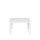 Mesa extensível branca 004586BO fechada frontal