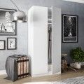 Guarda-roupa de 2 portas branco Low Cost 81,5 x 180 x 52 cm