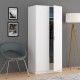 Armoire 2 portes blanc Low Cost LCX022O ambiance