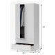 Armadio LCX222O con 2 porte e 2 cassetti, misure.