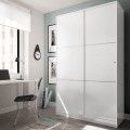 Armadio organizzatore per abiti bianco 120 cm TOP020BO 120 x 200 x 50 cm