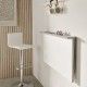 Mesa de cocina abatible laminado blanco Zaragoza 90 x 50 x 12 cm ambiente 2