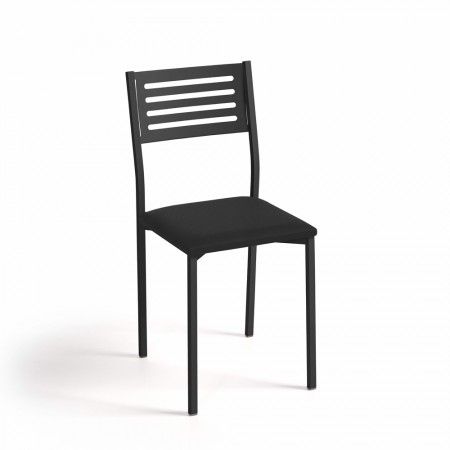 Chaise de cuisine Kelsa Noire - fanmuebles