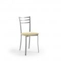 Sedia da Cucina Imbottita Kati Alluminio 40 x 87 x 48 cm