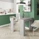 Mesa consola extensible 004580L abierta 1 lama ambiente