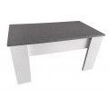 Table basse relevable Granada, blanc pierre 90 x 46 x 50 cm