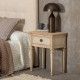 Comodino naturale - Legno crema 56 x 36 x 68 cm