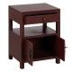 Table de chevet en bois de teck ''Oriente'' 50 x 40 x 66 cm