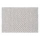 Alfombra reversible gris y blanca tejida a mano | fanmuebles