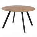 Mesa comedor redonda madera de Mango 130 x 77 x 130 cm