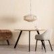 Mesa de comedor redonda madera de mango 130 cm | fanmuebles
