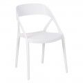 Silla de comedor apilable Blanco Polipropileno 54 x 51 x 81 cm