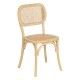Silla de comedor natural Madera de olmo salón 45 x 41 x 88 cm