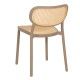 Chaise de salle à manger empilable Beige - Taupe en polypropylène pour salon 53,80 x 47,50 x 78 cm