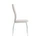 Silla comedor Roxana tapizada tela beig claro