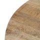 Tavolo da pranzo naturale-nero in legno massello e ferro – design in stile industriale fanmuebles