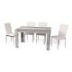 Ensemble table Denia avec 6 chaises de salon