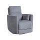 Poltrona relax giratória com balanço Murcia estofada.