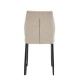 Chaise de salle à manger rembourrée Mérida en tissu Easy Clean beige