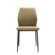 Silla de comedor tapizada Mérida en tela Easy Clean verde musgo