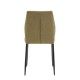 Silla de comedor tapizada Mérida en tela Easy Clean verde musgo