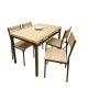 Conjunto Salle a Manger Osaka Industrial Chêne Negro MDF - fanmuebles