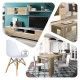 A melhor Sala Belus carvalho estilo nórdico | fanmuebles