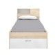 lit superposé Lanka Naturel Blanc Graphite frontal