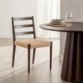 Silla de madera clásica marrón 44 x 80 x 50 cm
