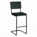 Taburete alto contract Larna tapizado Verde 44 x 115 x 50 cm