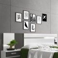 Bett Kopfteil Carmen LED, Hängendes Kopfteil 259,8 x 60 x 4 cm