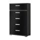 Sinfoniere 5 cassetti MAGIC Cenere Nero