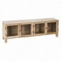 Televisioni in legno con porte 160 x 35,5 x 52,5 cm