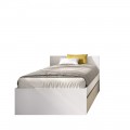 Cama + Cama extra Top Branco Natural