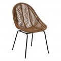 Sedia da giardino colore Naturale 53,5 x 85 x 61 cm