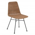 Cadeira de jardim cor Natural 47 x 84 x 59 cm