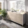Sideboard NESS - Weiß - Natur 155 x 75 x 43 cm