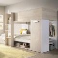 Beliche 2 camas Kos Natural Branco
