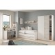Pack lit double jeunesse avec armoire Elliot | fanmuebles