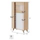 Pack de salón Kikua Plus con vitrina, mueble TV y aparador - fanmuebles