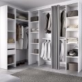 Composizione Cabina Armadio Angolare adattabile Suit Bianco