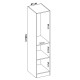 Armoire 1 Porte Essen Blanc - fanmuebles