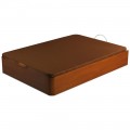 Bettkasten Atlas Kirsche - 30 mm Holz und Atmungsaktiver 3D-Deckel