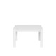 Mesa extensible blanca 004586BO cerrada frontal