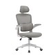 Bürostuhl mit ergonomischem 3D-Gewebe in Grau | fanmuebles