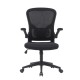 Chaise ergonomique Famara noire (2)