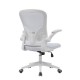 Silla de oficina Famara - Ergonomía y estilo en tejido 3D blanco